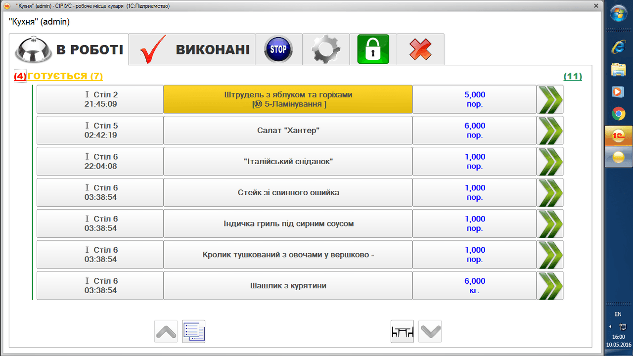 Фільтри по статусах