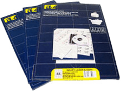 Самоклеючі етикетки на аркушах формату А4