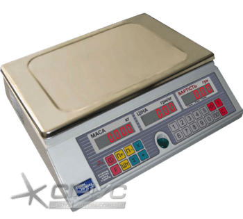 Ваги електронні торгові ВТА-60/15-6D-АC