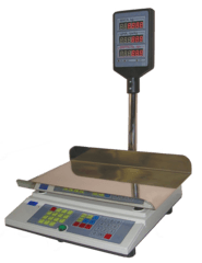 Ваги електронні торгові ВТА-60/15-5D-Ш-АС