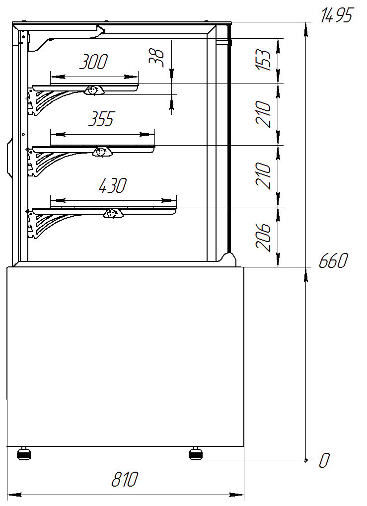 Креслення стандартного модуля Дакота Cube F