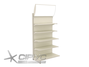 Стелаж торговий з рекламною панеллю Modern Expo Стелаж торговий з рекламною панеллю Modern Expo